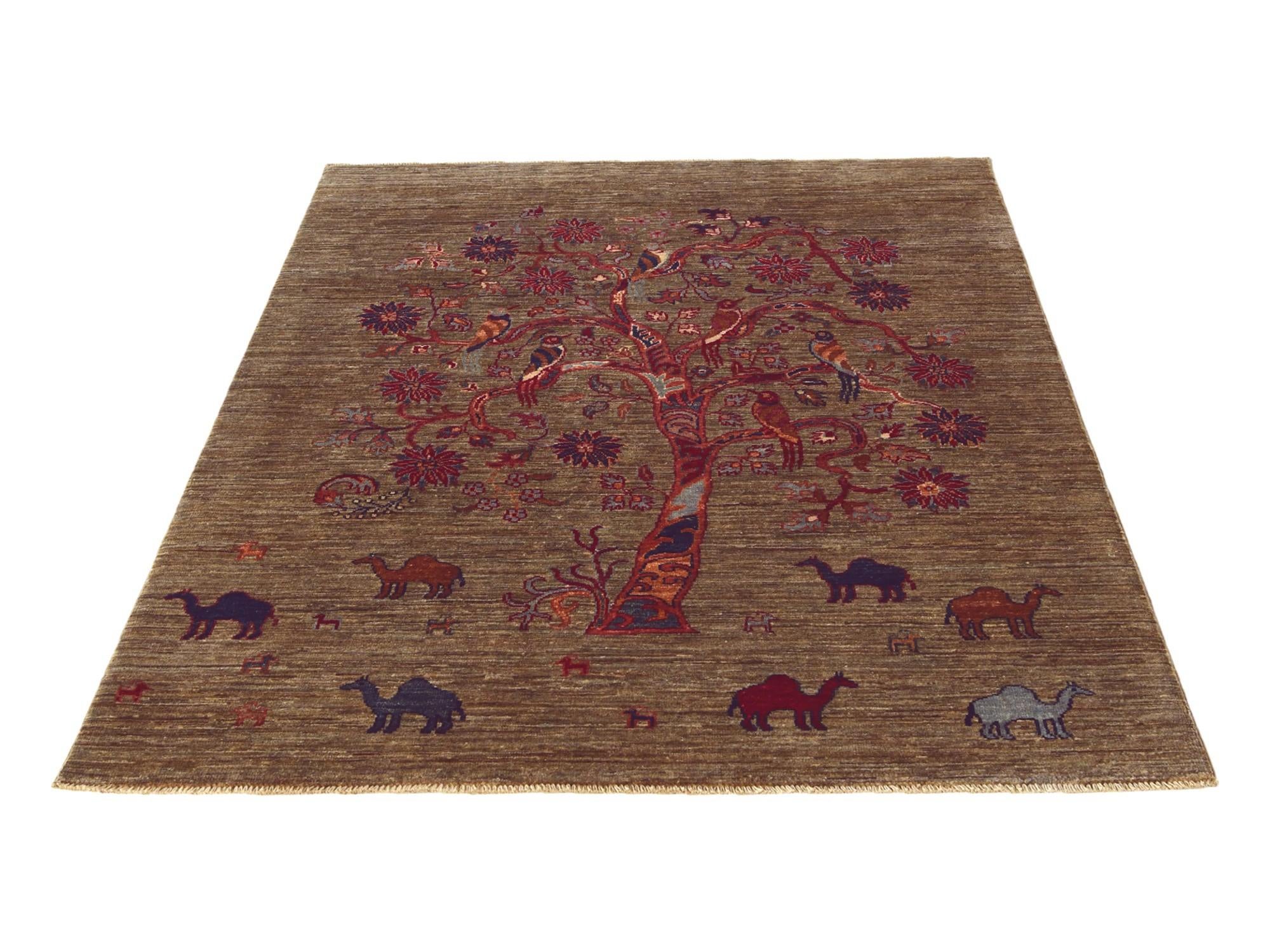 4' 1 x 5' 10 Hand Knotted Ariana Ziegler Rug