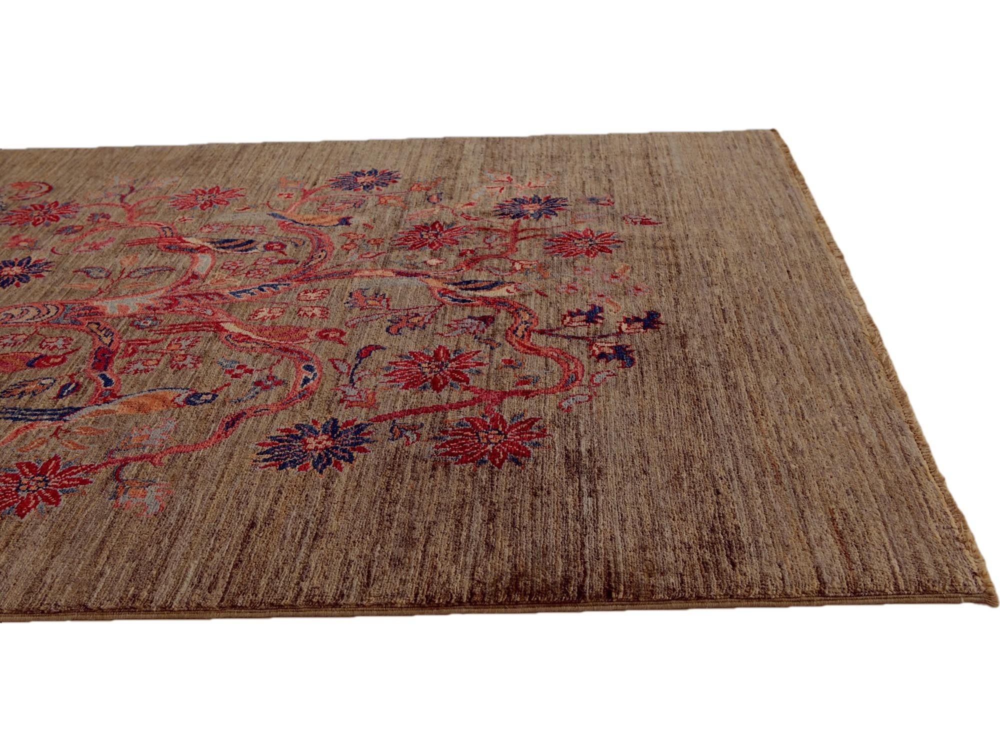 4' 1 x 5' 10 Hand Knotted Ariana Ziegler Rug