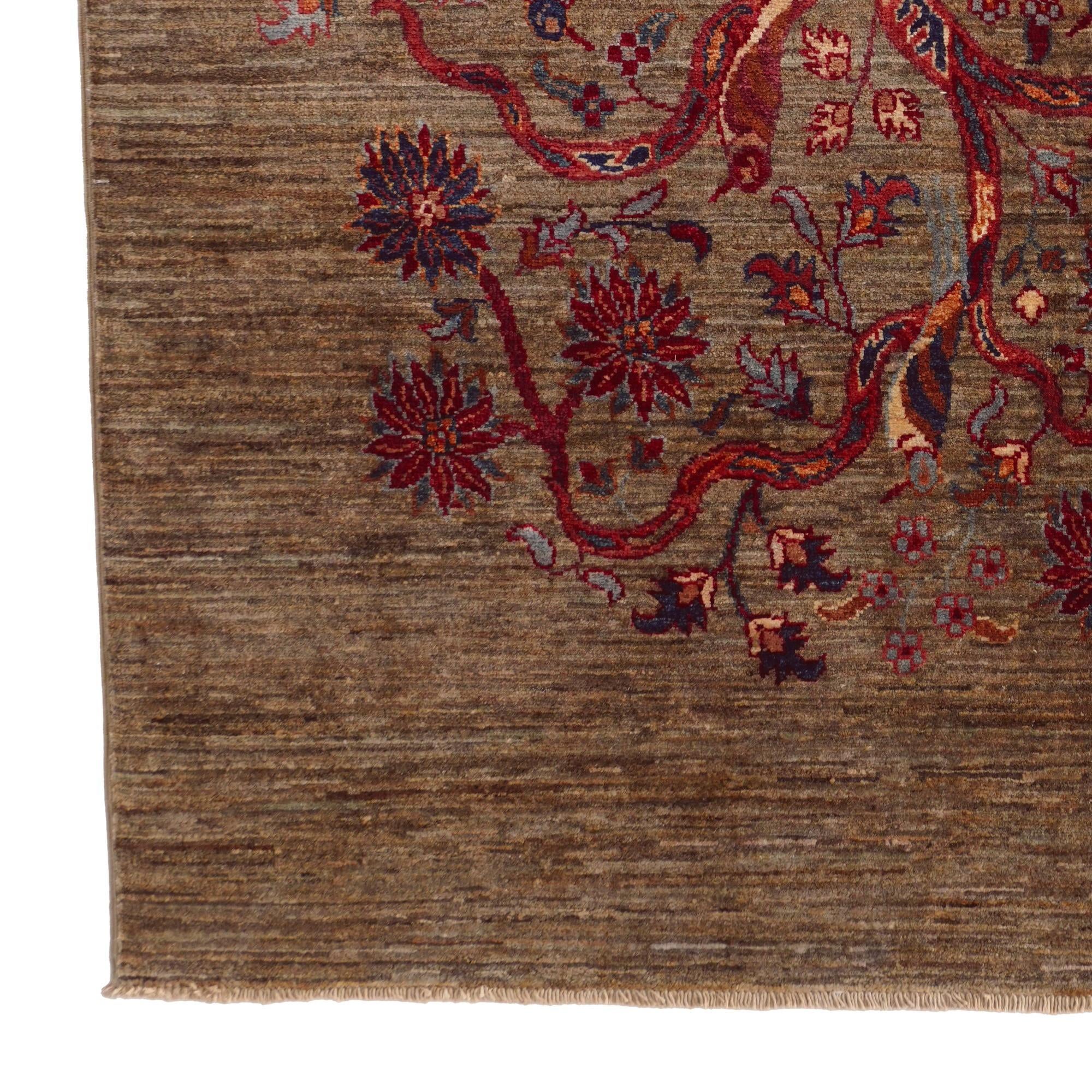 4' 1 x 5' 10 Hand Knotted Ariana Ziegler Rug
