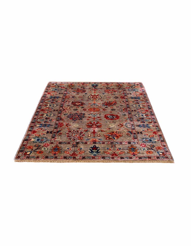 Detail image of 3' 3 x 4' 10 Hand Knotted Ariana Ziegler Rug