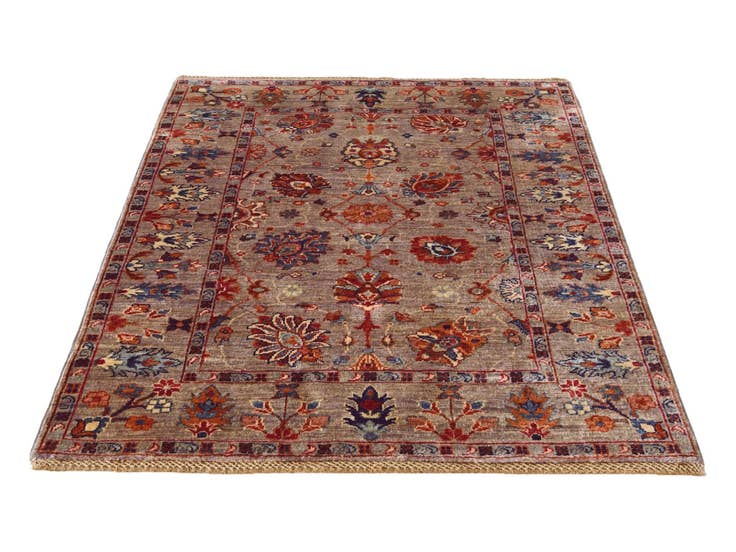 Detail image of 3' 3 x 4' 10 Hand Knotted Ariana Ziegler Rug