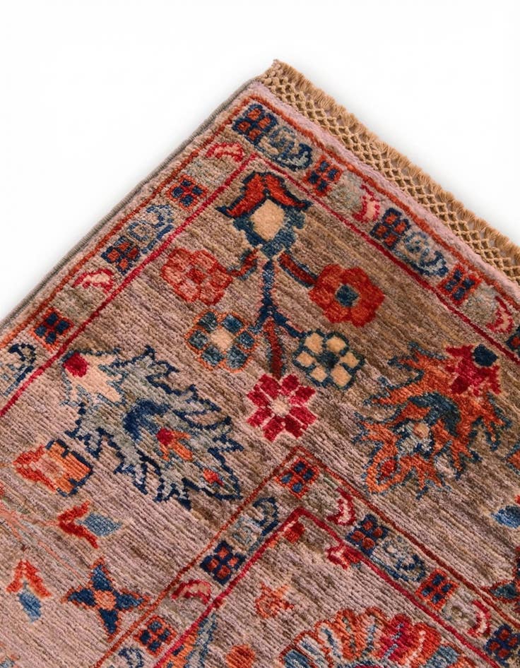 Detail image of 3' 3 x 4' 10 Hand Knotted Ariana Ziegler Rug