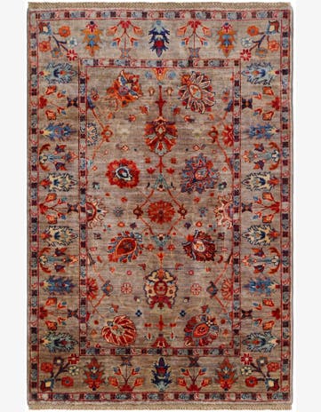 3' 3 x 4' 10 Hand Knotted Ariana Ziegler Rug