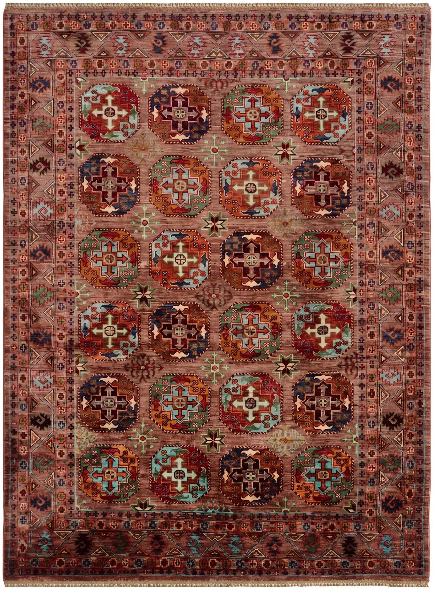 5' 3 x 7' Hand Knotted Ariana Ziegler Rug
