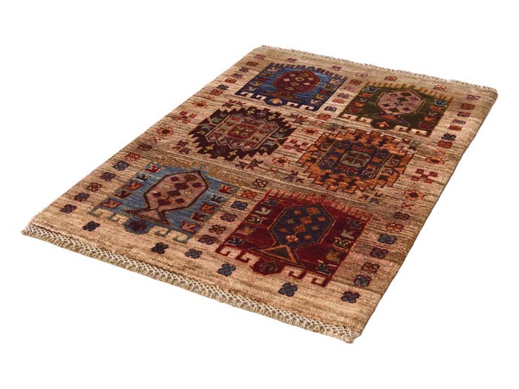 Detail image of 2' 1 x 3' Hand Knotted Ariana Ziegler Rug