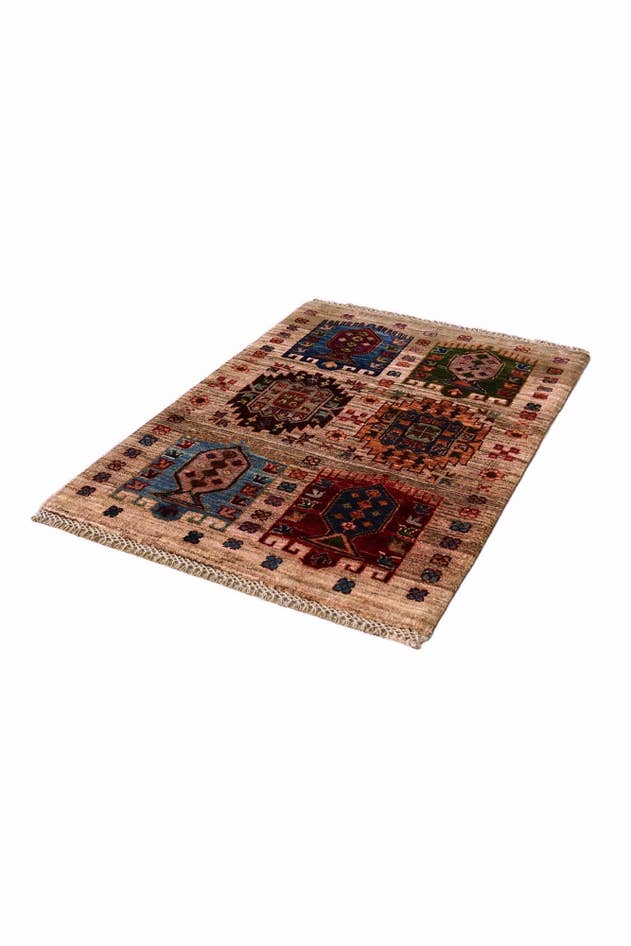 Detail image of 2' 1 x 3' Hand Knotted Ariana Ziegler Rug