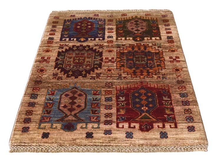 Detail image of 2' 1 x 3' Hand Knotted Ariana Ziegler Rug