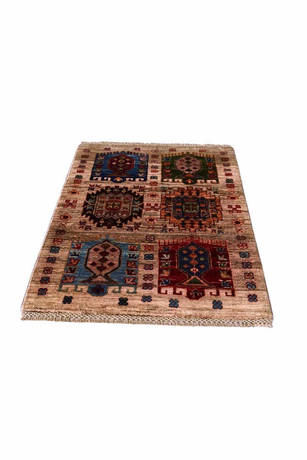 Detail image of 2' 1 x 3' Hand Knotted Ariana Ziegler Rug