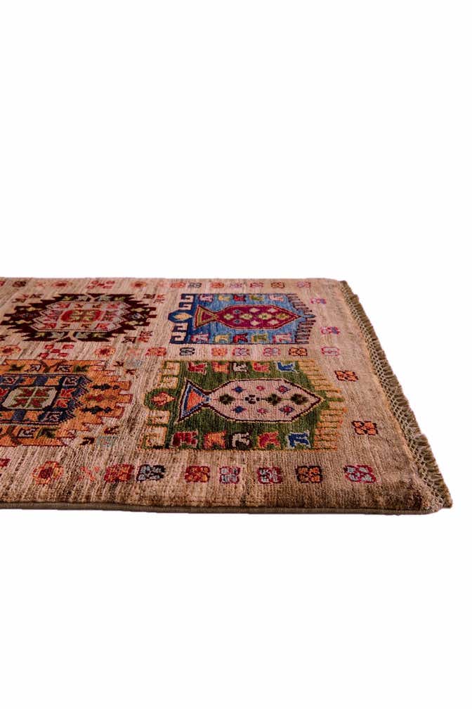 2' 1 x 3' Hand Knotted Ariana Ziegler Rug