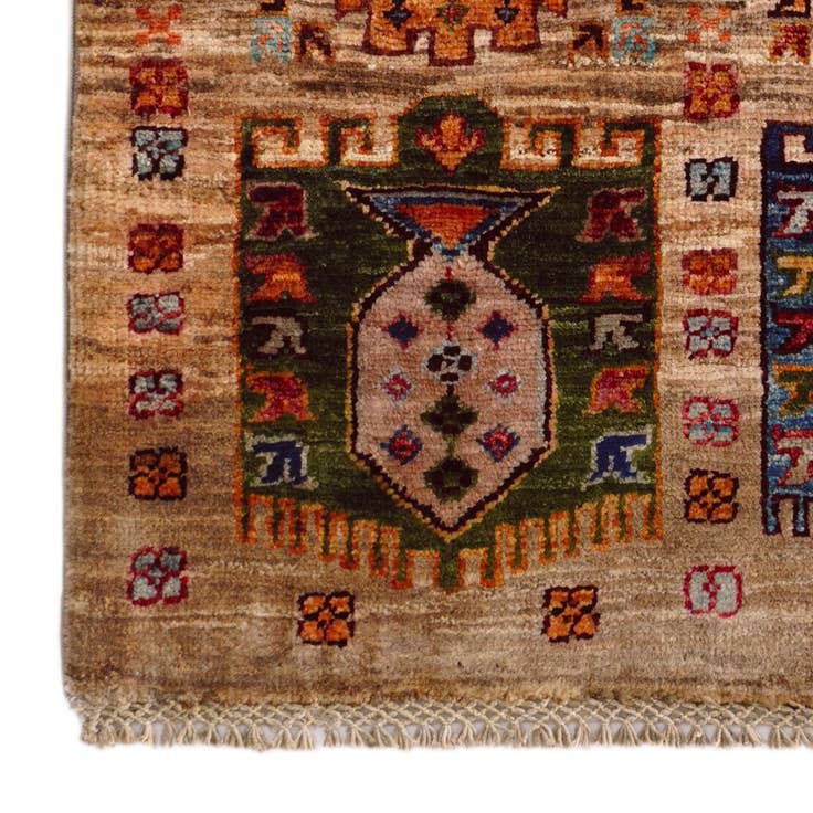 Detail image of 2' 1 x 3' Hand Knotted Ariana Ziegler Rug
