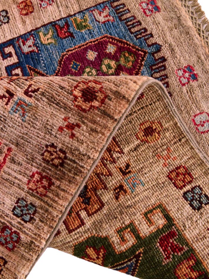 Detail image of 2' 1 x 3' Hand Knotted Ariana Ziegler Rug