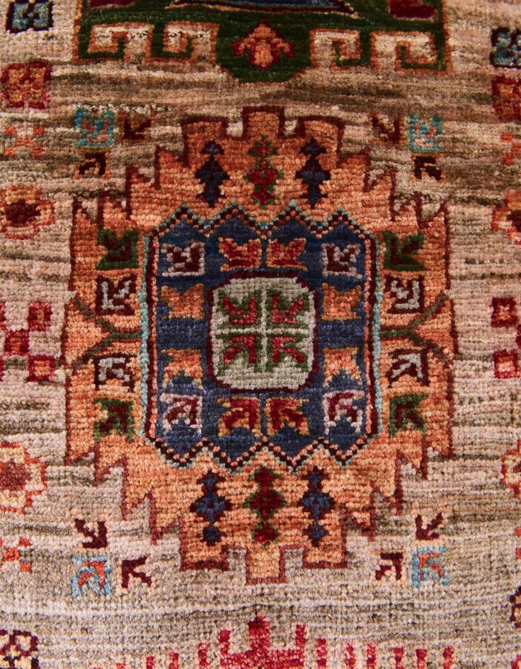 Detail image of 2' 1 x 3' Hand Knotted Ariana Ziegler Rug