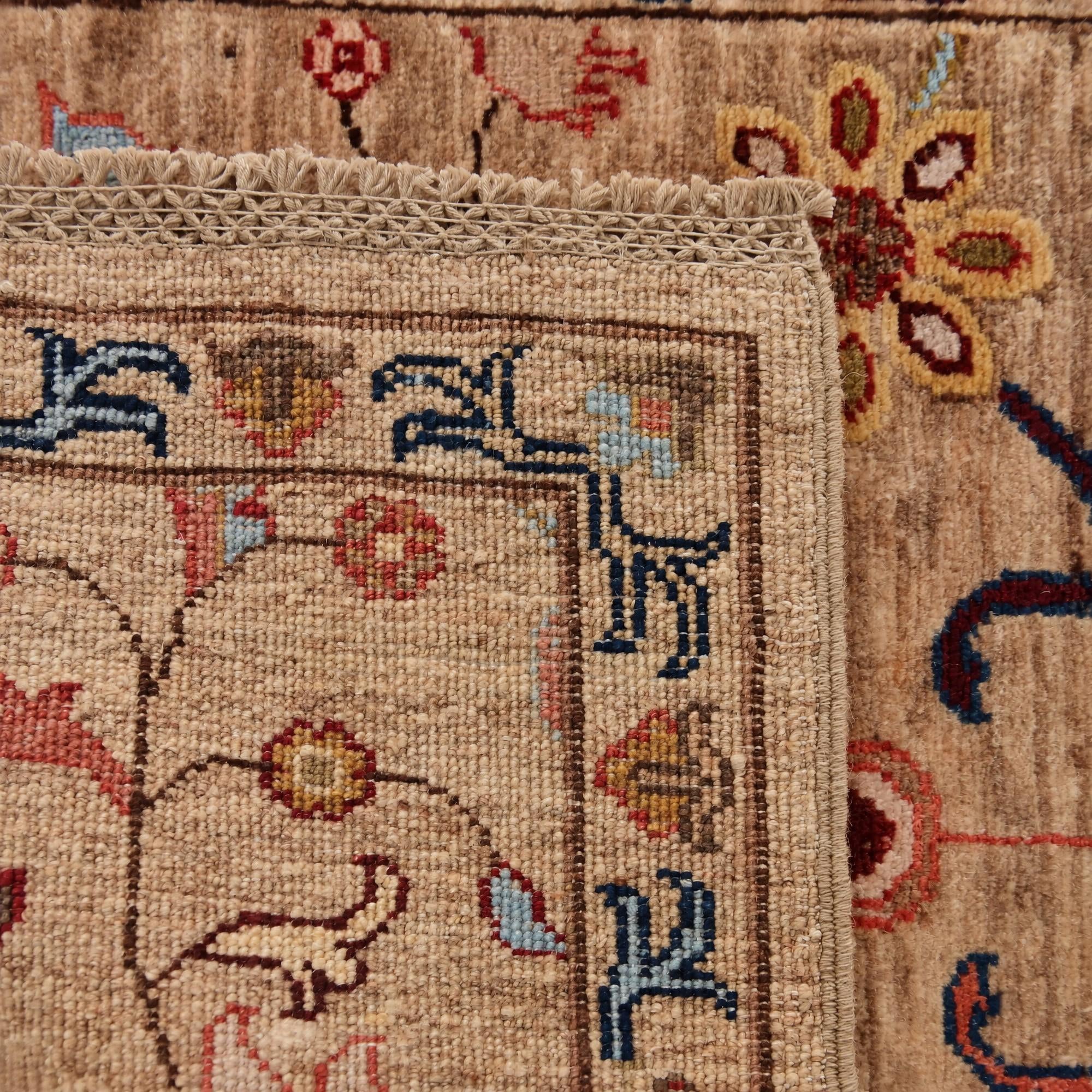 60cm x 95cm Hand Knotted Ariana Ziegler Rug