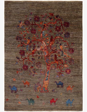 4' 2 x 5' 11 Hand Knotted Ariana Ziegler Rug