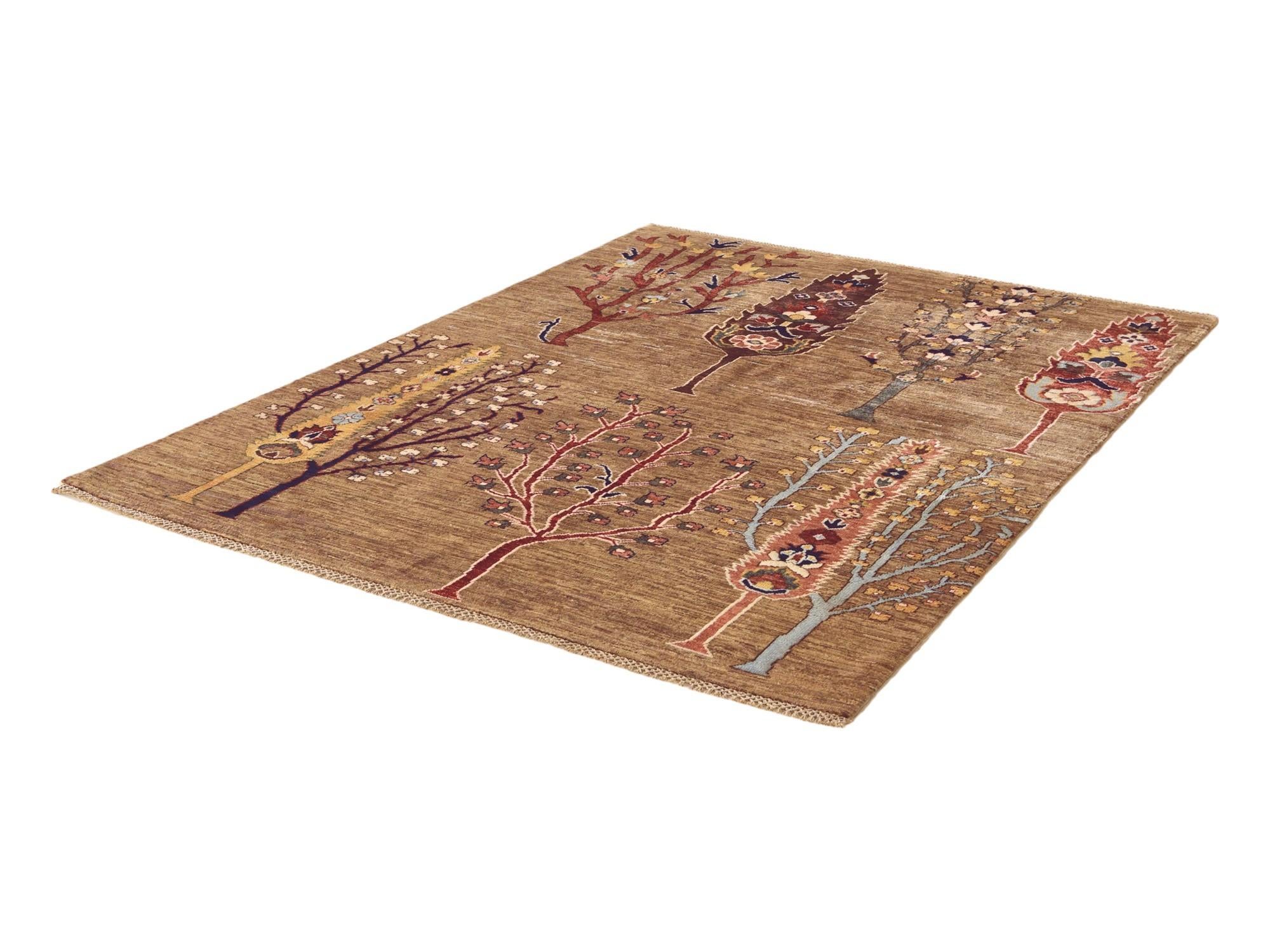 4' 11 x 6' 6 Hand Knotted Ariana Ziegler Rug