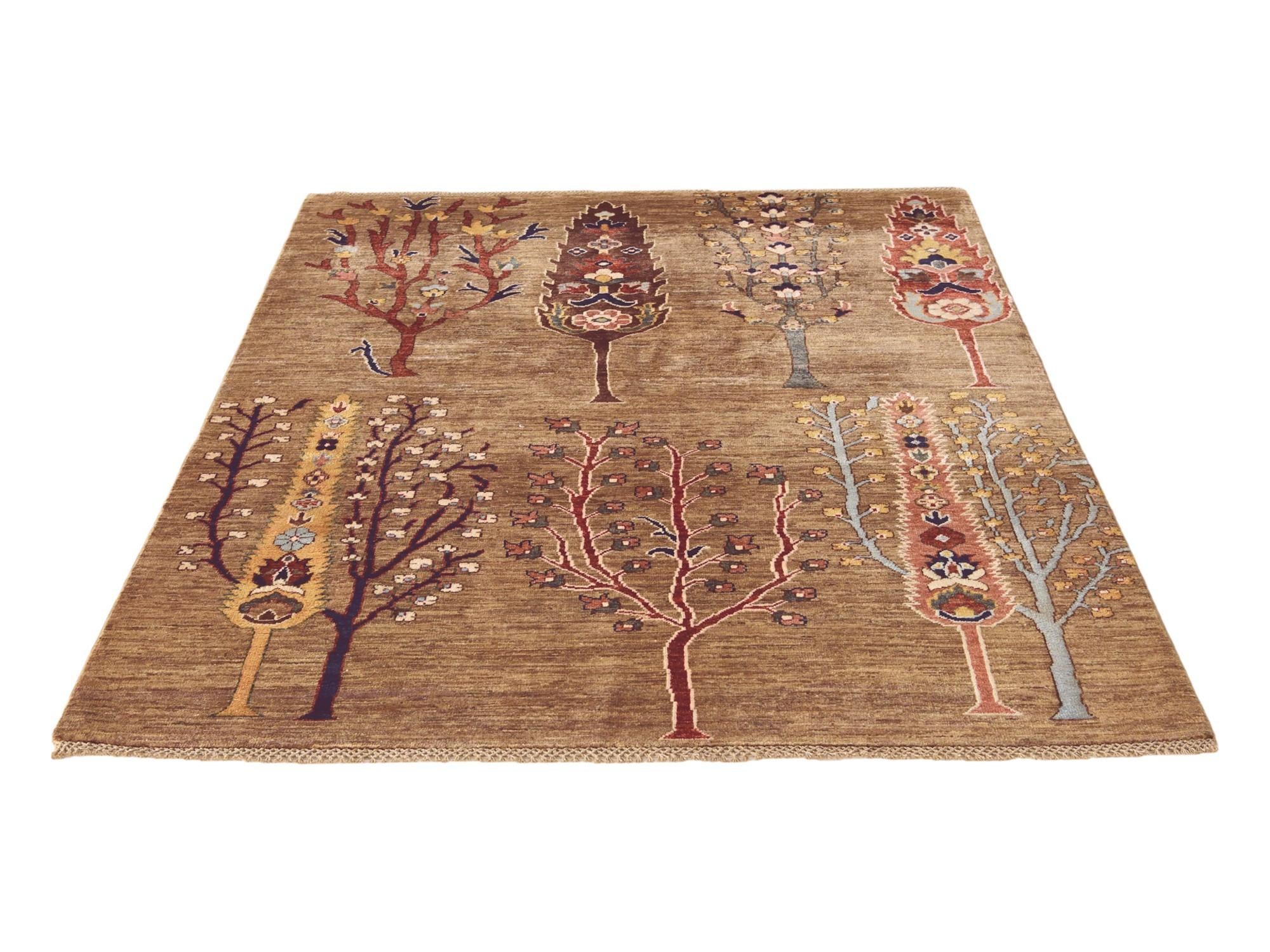 4' 11 x 6' 6 Hand Knotted Ariana Ziegler Rug
