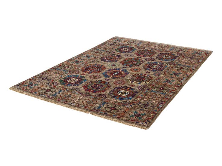 Detail image of 5' 1 x 7' 3 Hand Knotted Ariana Ziegler Rug