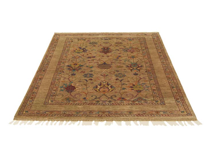 Detail image of 5' 3 x 7' 3 Hand Knotted Ariana Ziegler Rug