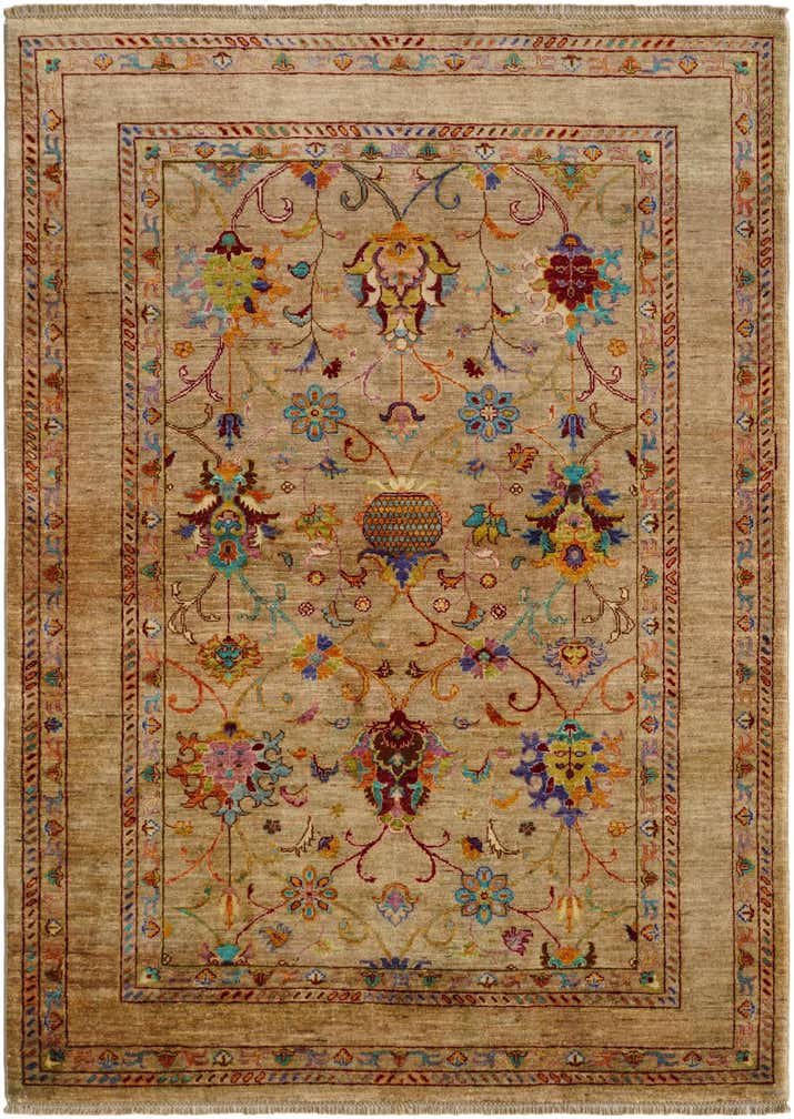 5' 3 x 7' 3 Hand Knotted Ariana Ziegler Rug
