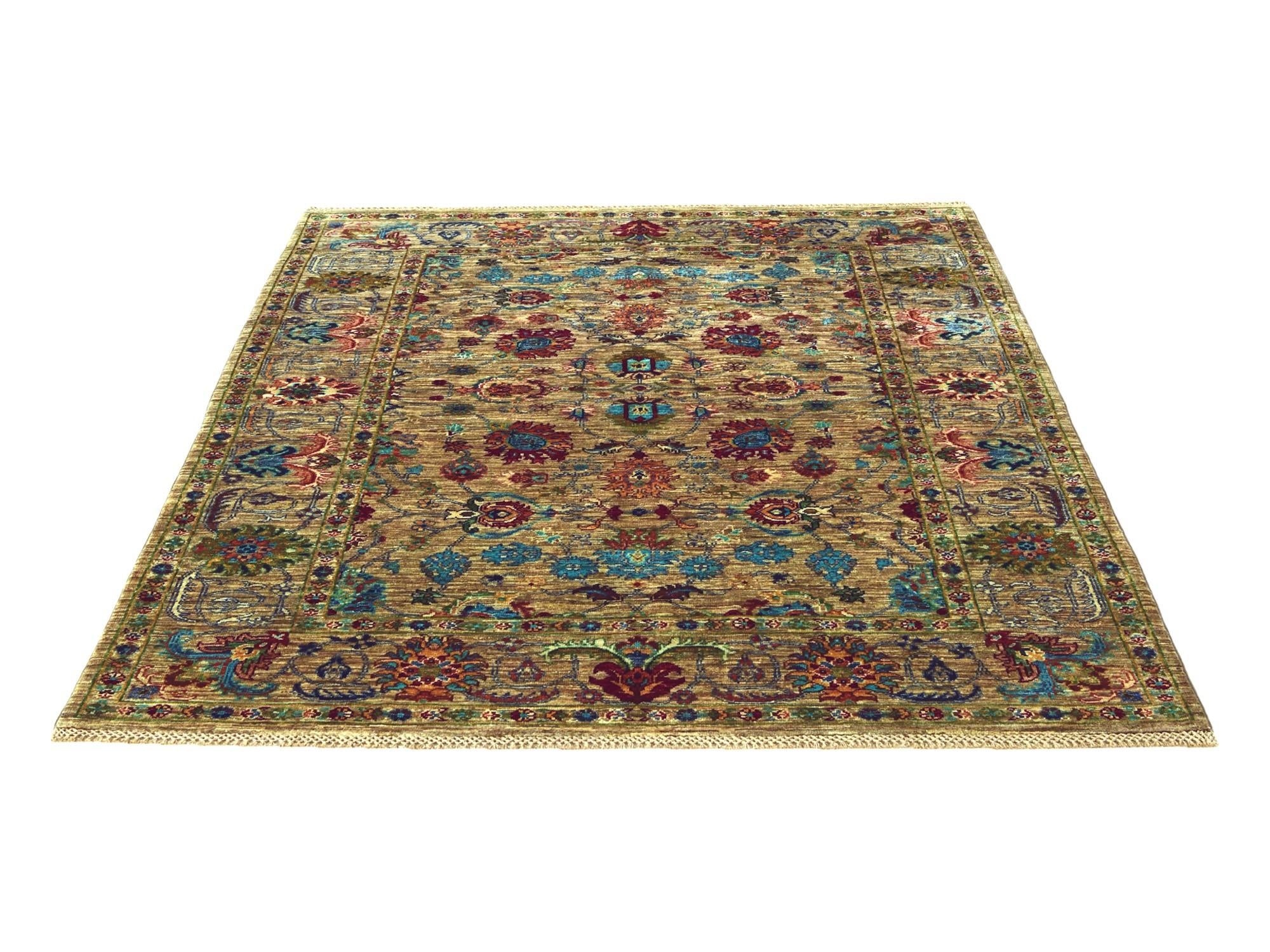 5' 2 x 6' 8 Hand Knotted Ariana Ziegler Rug