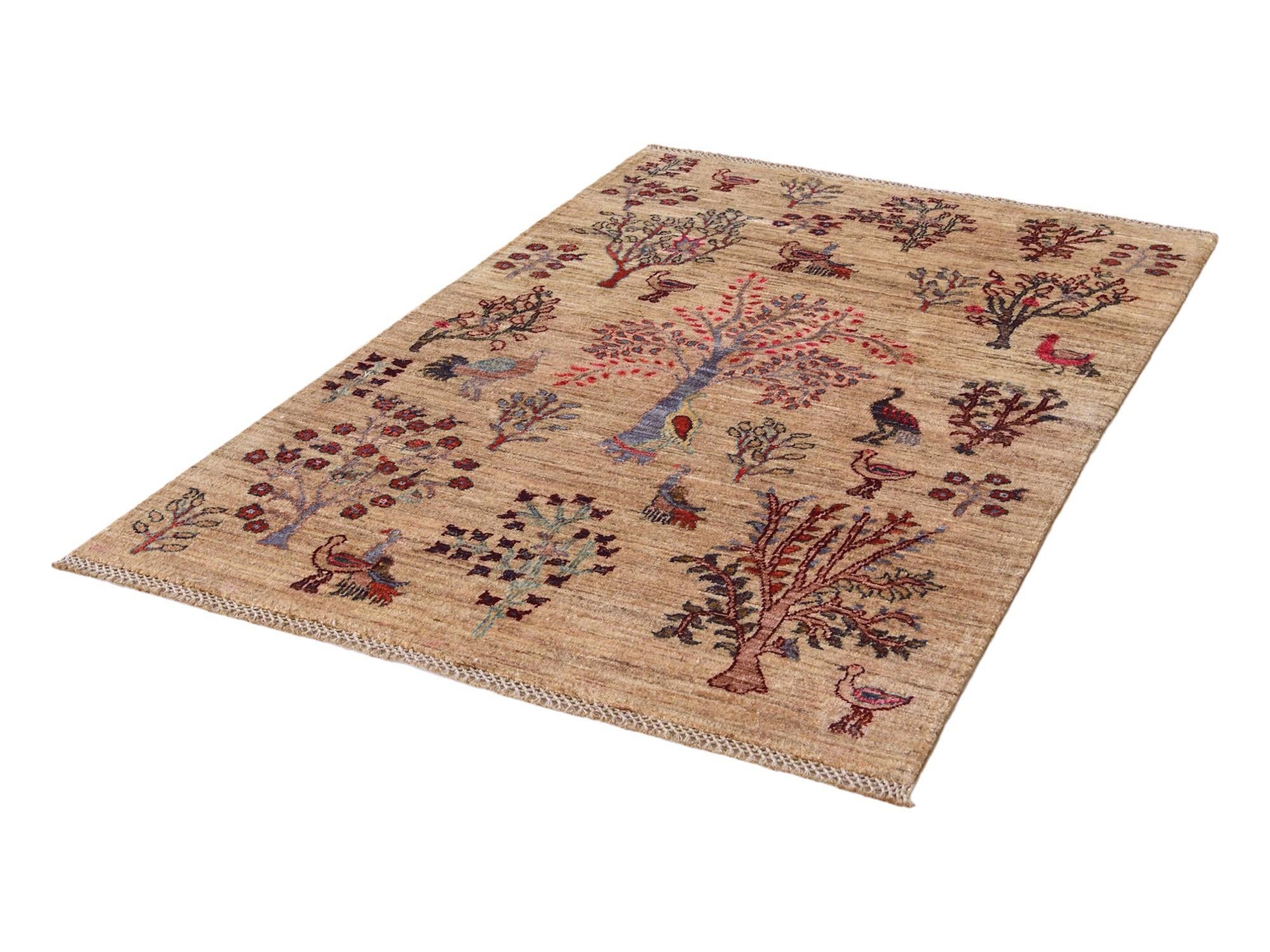 3' 3 x 5' Hand Knotted Ariana Ziegler Rug