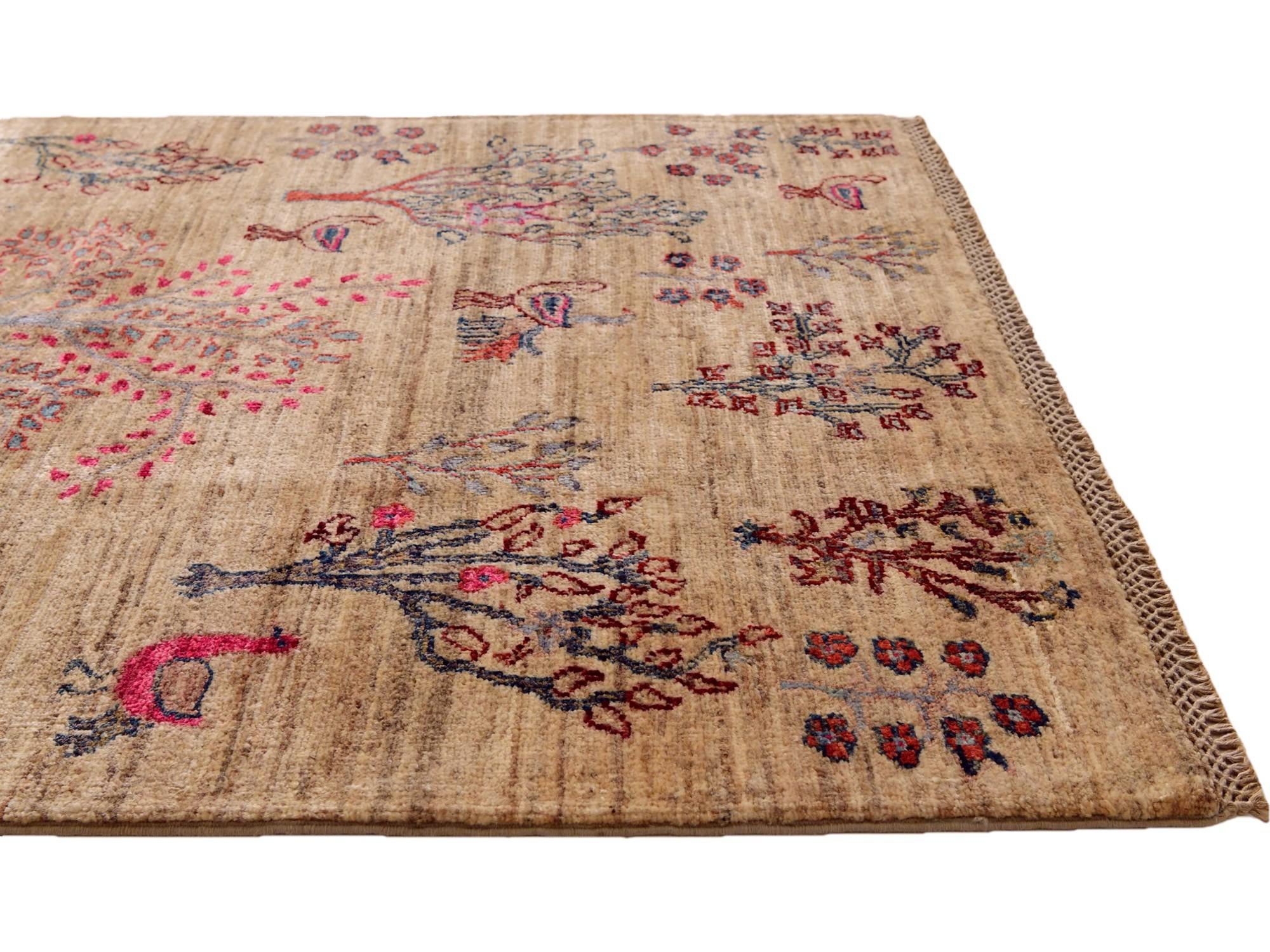 3' 3 x 5' Hand Knotted Ariana Ziegler Rug