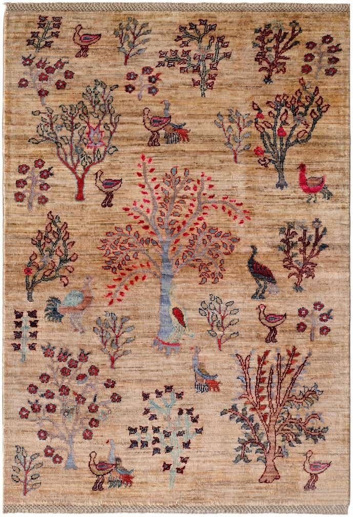 3' 3 x 5' Hand Knotted Ariana Ziegler Rug