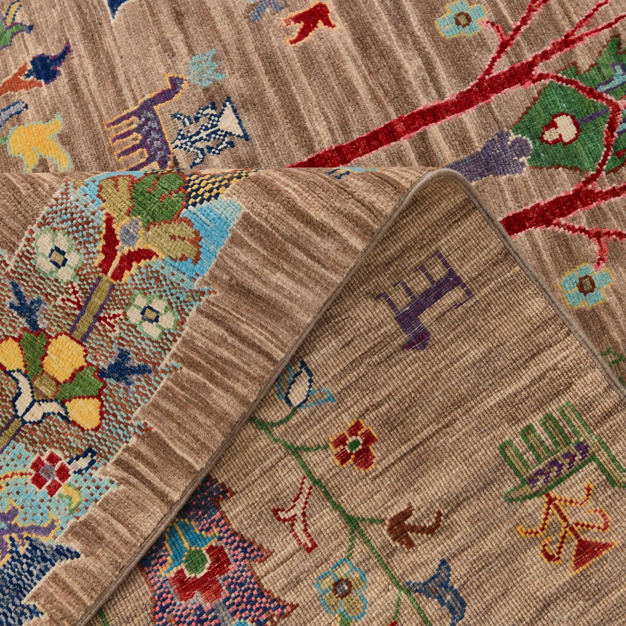 155cm x 215cm Hand Knotted Ariana Ziegler Rug