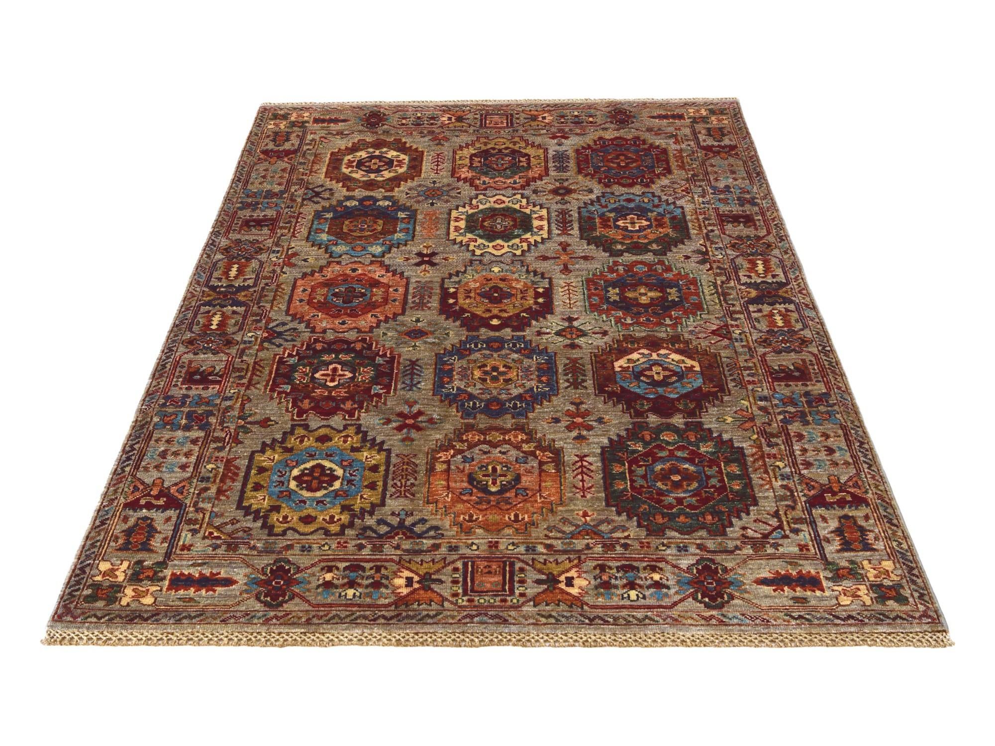 4' x 6' 4 Hand Knotted Ariana Ziegler Rug
