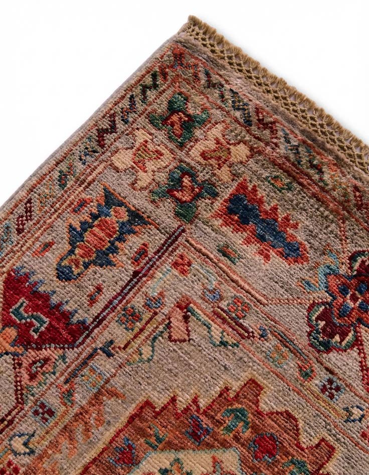 Detail image of 4' x 6' 4 Hand Knotted Ariana Ziegler Rug