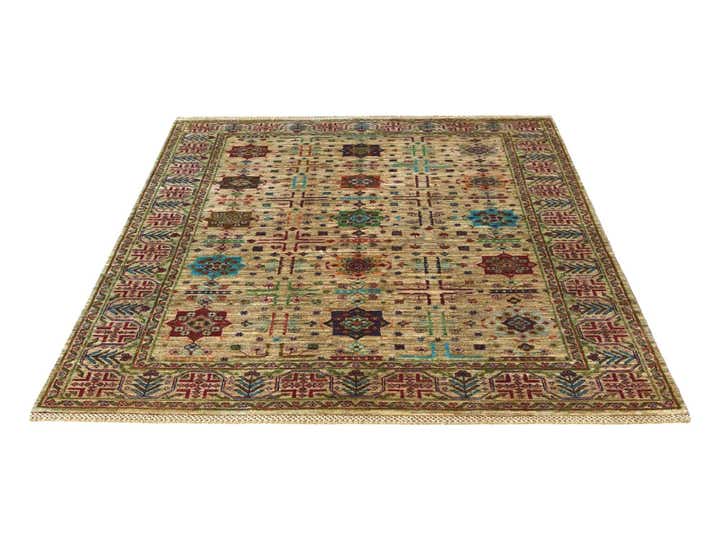 4' 11 x 6' 8 Hand Knotted Ariana Ziegler Rug