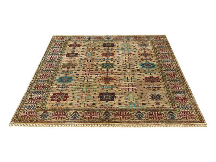 Detail image of 4' 11 x 6' 8 Hand Knotted Ariana Ziegler Rug