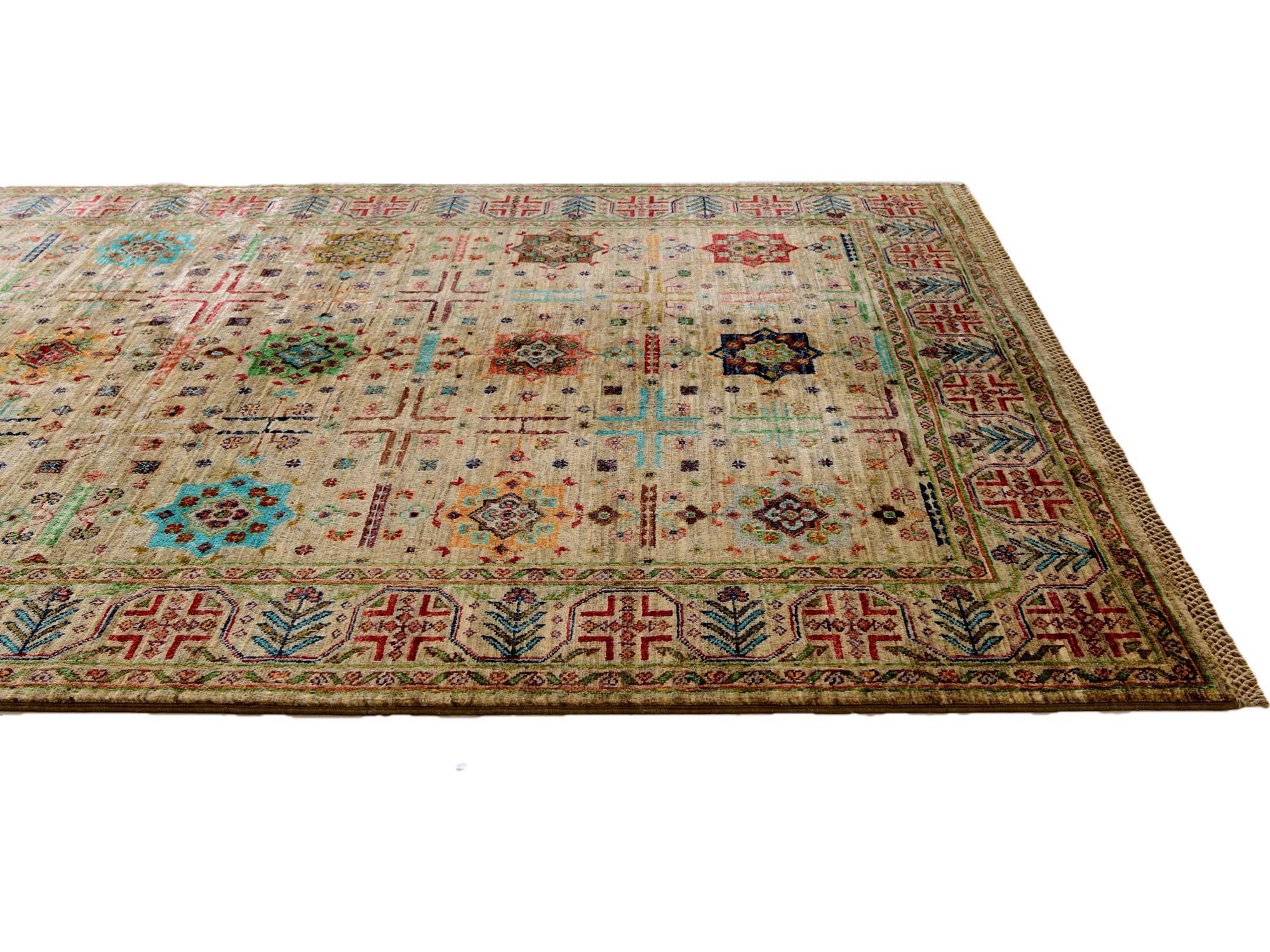 4' 11 x 6' 8 Hand Knotted Ariana Ziegler Rug