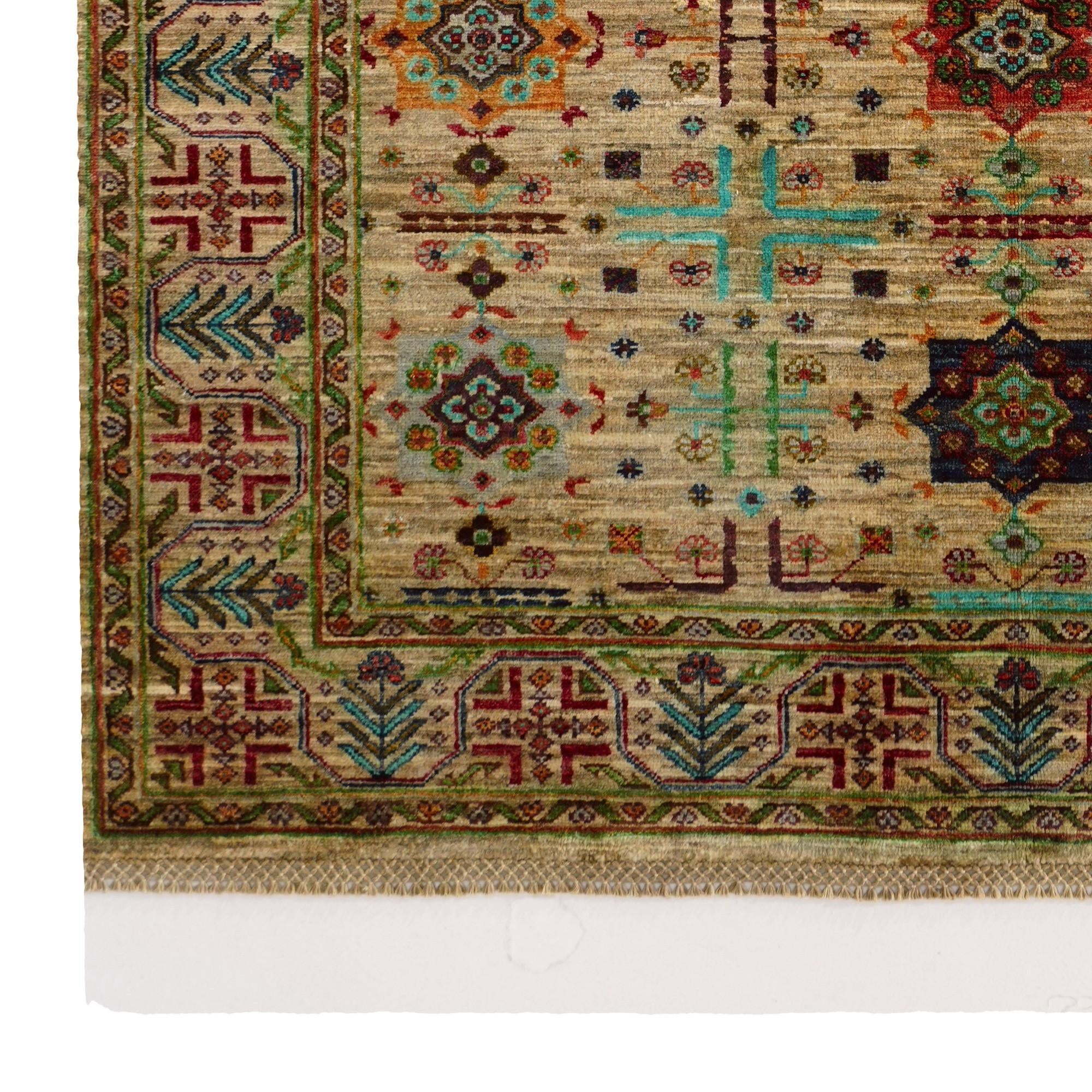 4' 11 x 6' 8 Hand Knotted Ariana Ziegler Rug