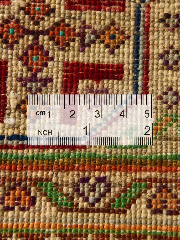 Detail image of 4' 11 x 6' 8 Hand Knotted Ariana Ziegler Rug