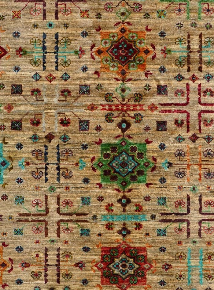 Detail image of 4' 11 x 6' 8 Hand Knotted Ariana Ziegler Rug