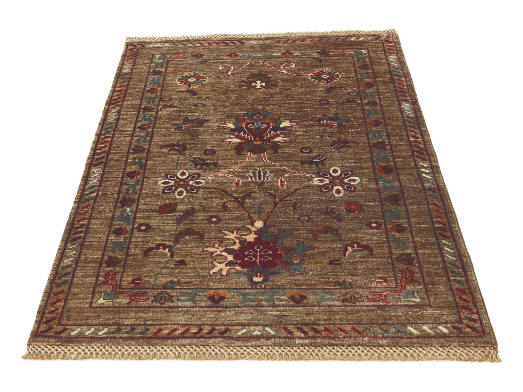 2' 9 x 4' 2 Hand Knotted Ariana Ziegler Rug
