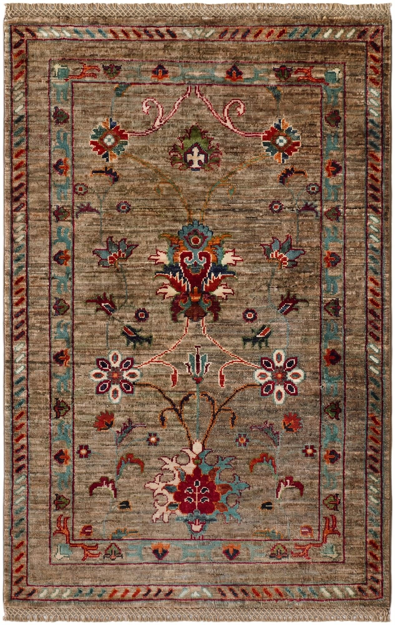 2' 9 x 4' 2 Hand Knotted Ariana Ziegler Rug