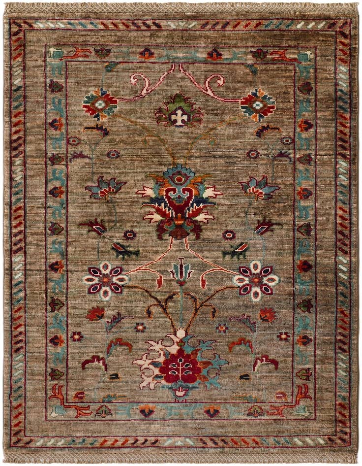 Detail image of 2' 9 x 4' 2 Hand Knotted Ariana Ziegler Rug
