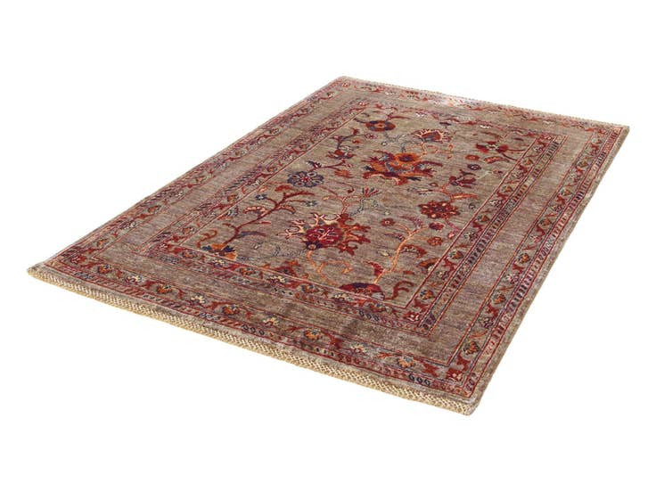 Detail image of 3' 5 x 4' 11 Hand Knotted Ariana Ziegler Rug