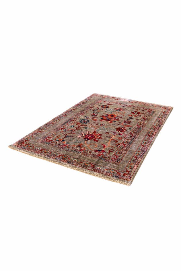 Detail image of 3' 5 x 4' 11 Hand Knotted Ariana Ziegler Rug