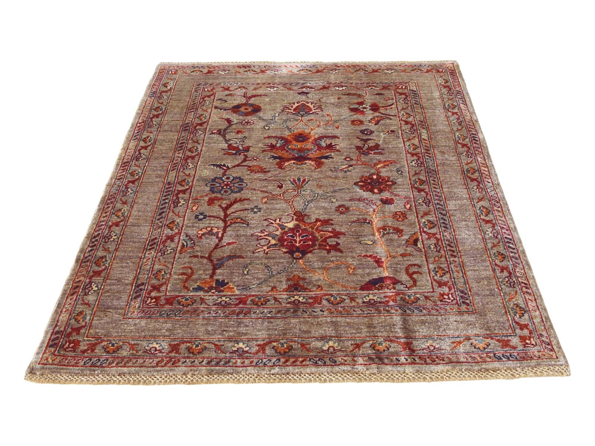 3' 5 x 4' 11 Hand Knotted Ariana Ziegler Rug