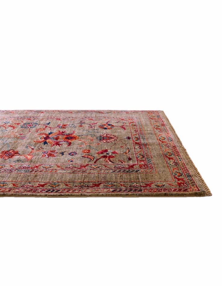 Detail image of 3' 5 x 4' 11 Hand Knotted Ariana Ziegler Rug