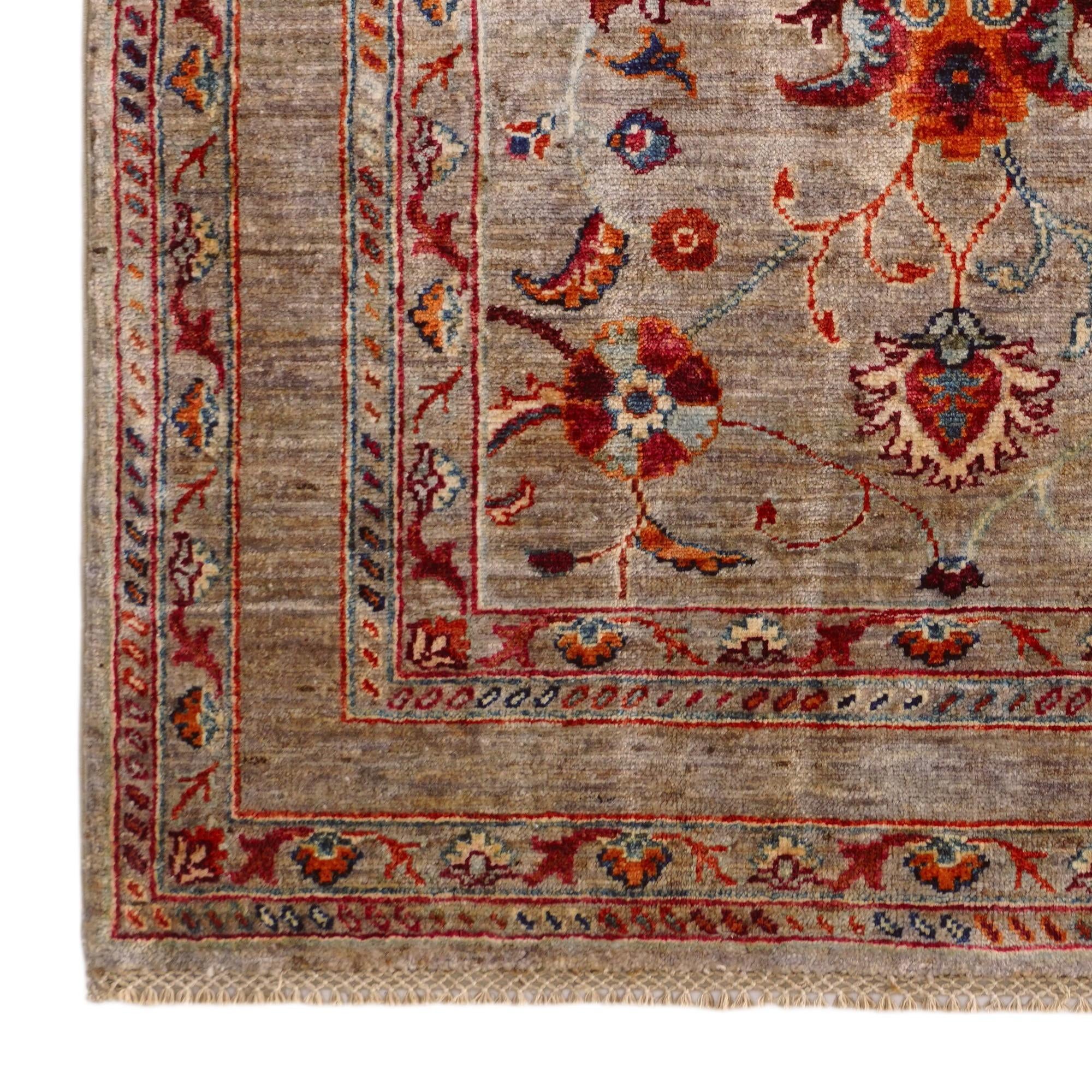 3' 5 x 4' 11 Hand Knotted Ariana Ziegler Rug