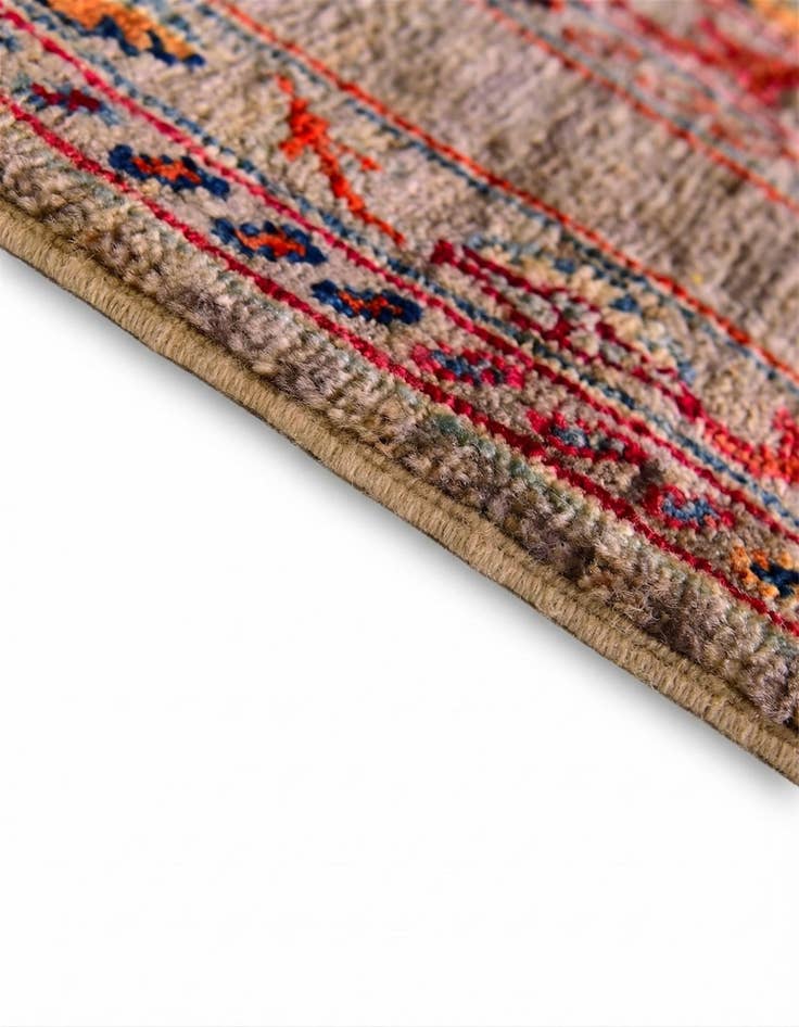 Detail image of 3' 5 x 4' 11 Hand Knotted Ariana Ziegler Rug