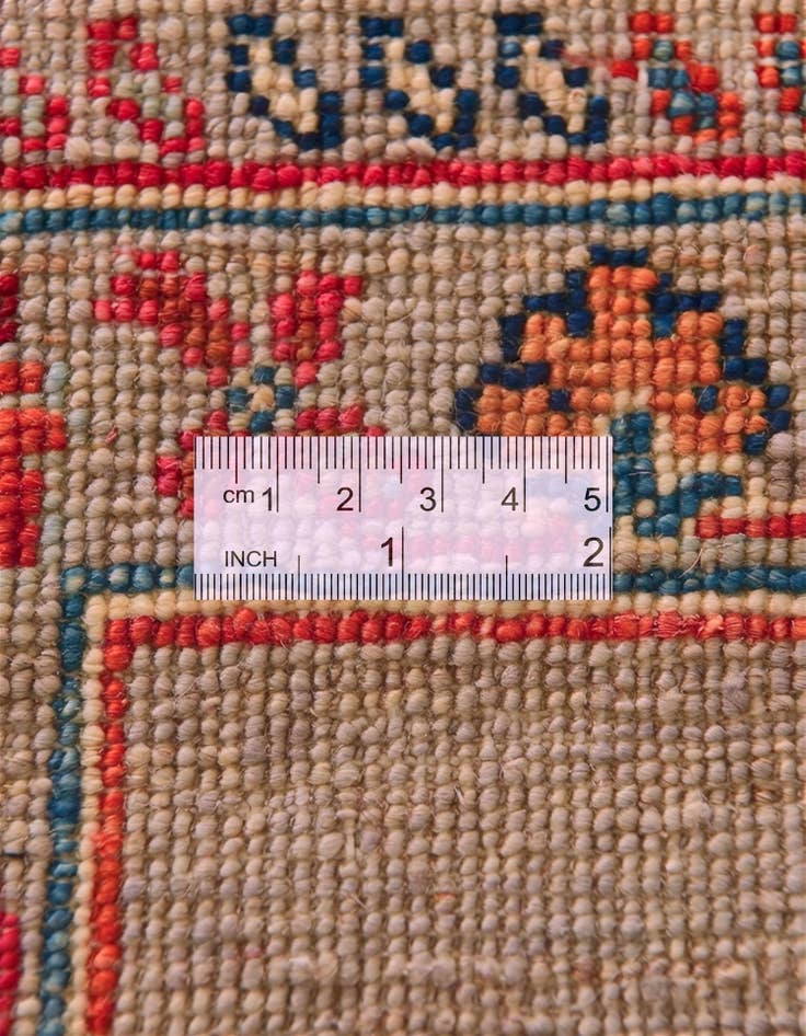 Detail image of 3' 5 x 4' 11 Hand Knotted Ariana Ziegler Rug