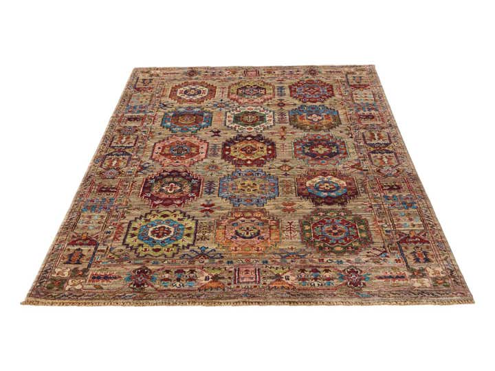 4' x 6' 2 Hand Knotted Ariana Ziegler Rug