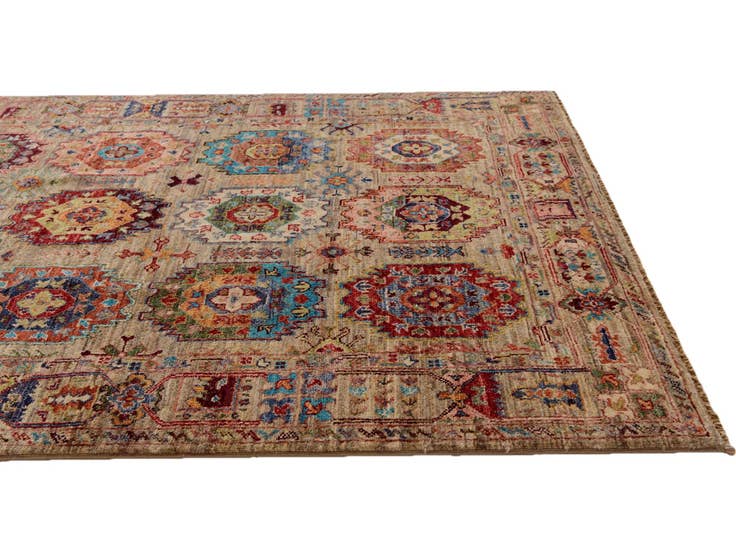Detail image of 4' x 6' 2 Hand Knotted Ariana Ziegler Rug