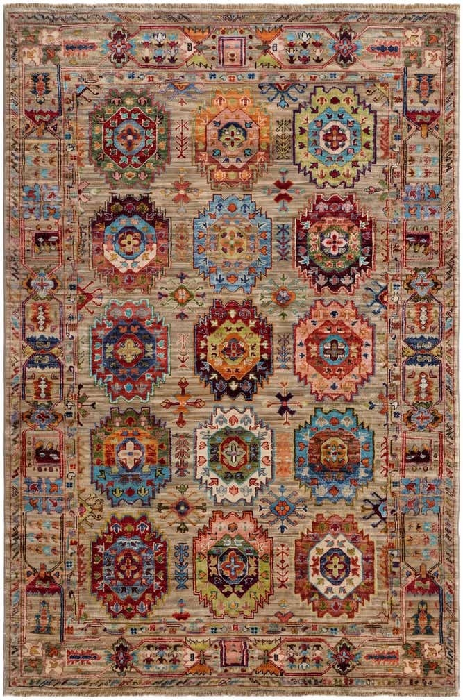 4' x 6' 2 Hand Knotted Ariana Ziegler Rug