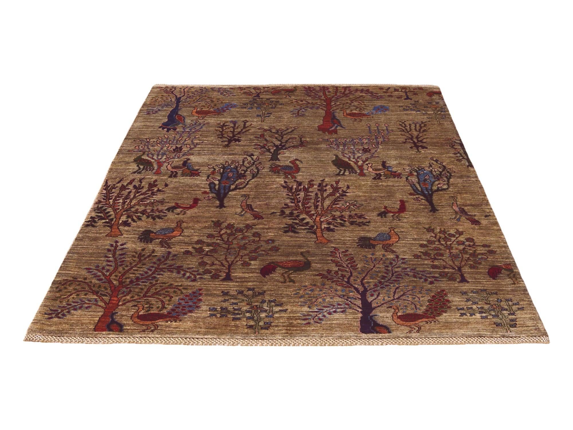 5' x 6' 5 Hand Knotted Ariana Ziegler Rug